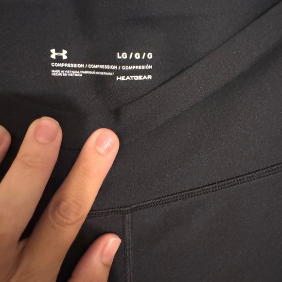 Black Compression Leggings by Under Armour - Picture 3 of 4